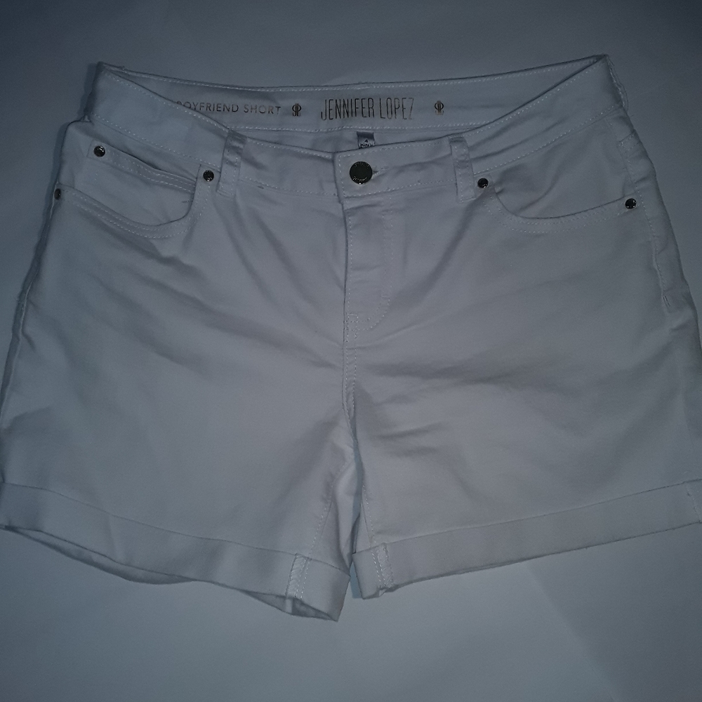 Jennifer Lopez white shorts white size 4